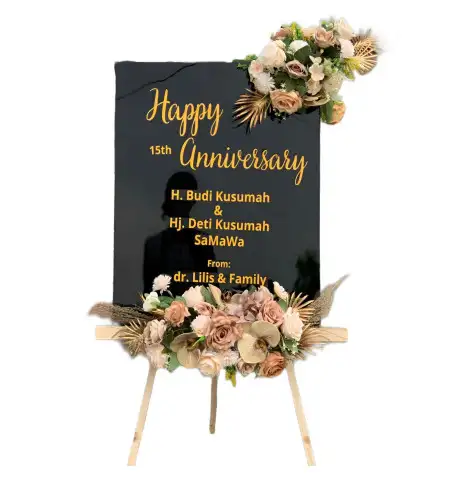Papan Bunga Akrilik Sruwen